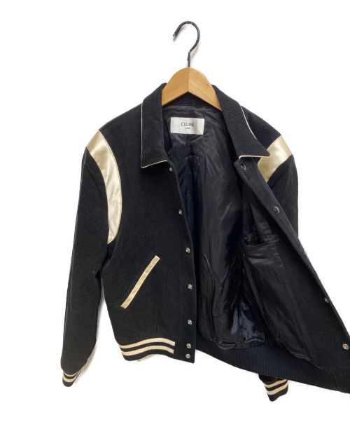 CELINE（セリーヌ）CELINE (セリーヌ) ESSENTIAL TEDDY JACKET  ブラック サイズ:48の古着・服飾アイテム