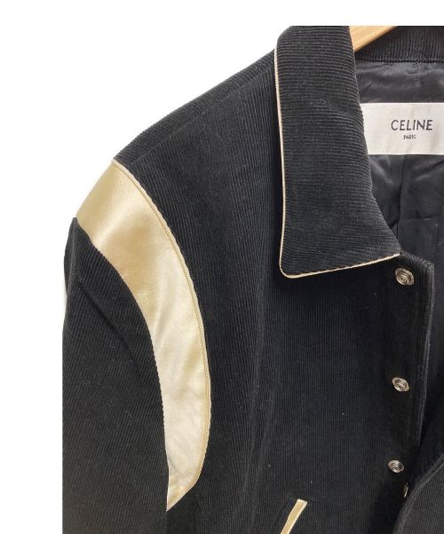 CELINE（セリーヌ）CELINE (セリーヌ) ESSENTIAL TEDDY JACKET  ブラック サイズ:48の古着・服飾アイテム