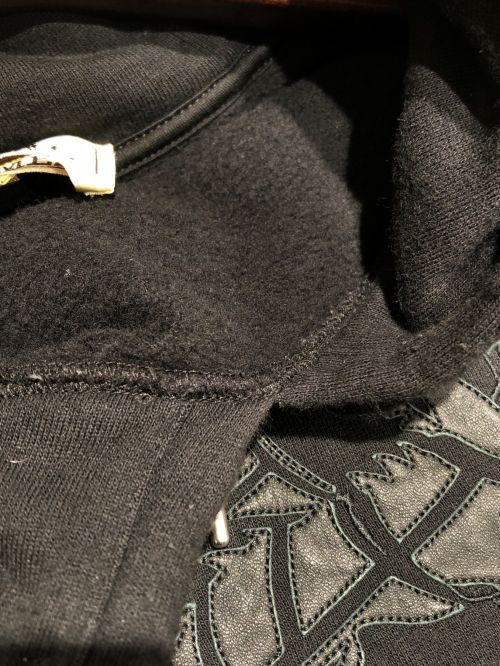 HERMES（エルメス）HERMES (エルメス) ドラゴンペガサス パーカー ブラック サイズ:Mの古着・服飾アイテム