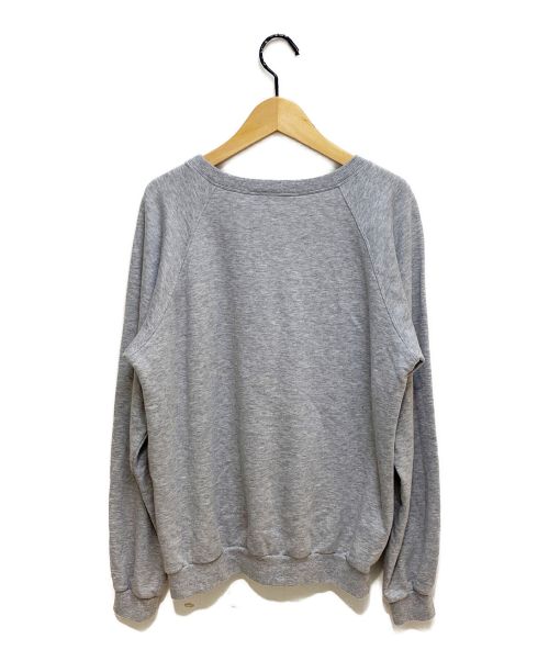 CELINE（セリーヌ）CELINE (セリーヌ) 20AW フロックドカシミヤクルーネックスウェットシャツ グレー サイズ:Mの古着・服飾アイテム