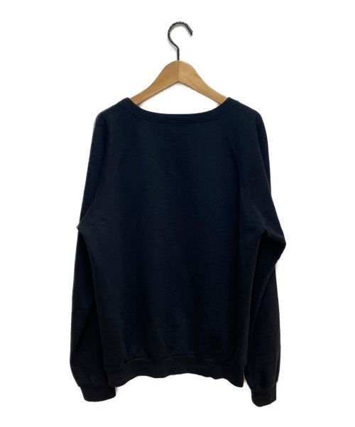 CELINE（セリーヌ）CELINE (セリーヌ) 20AW フロックド カシミヤ クルーネックスウェットシャツ ブラック サイズ:Mの古着・服飾アイテム