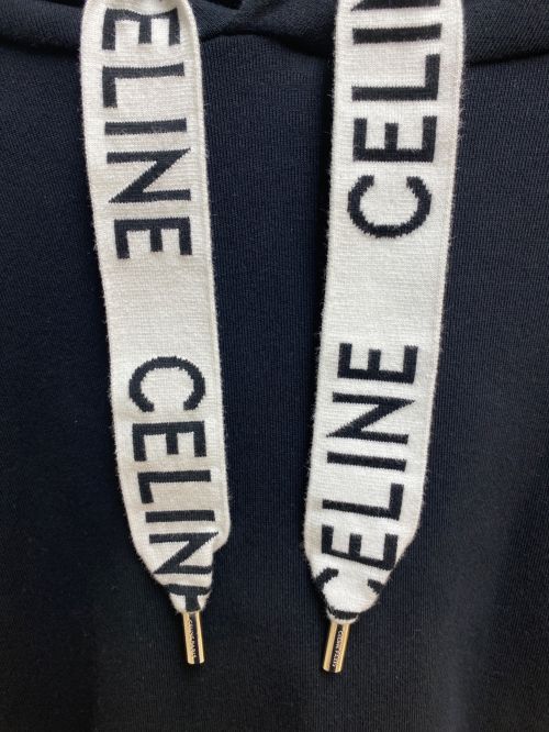 CELINE（セリーヌ）CELINE (セリーヌ) ルーズスウェットシャツ / コットンフリース ブラック サイズ:Sの古着・服飾アイテム