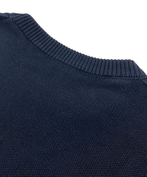 LOUIS VUITTON（ルイ ヴィトン）LOUIS VUITTON (ルイ ヴィトン) LVロゴコットンニット ネイビー サイズ:Mの古着・服飾アイテム