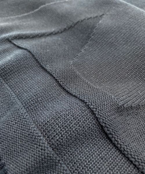 LOUIS VUITTON（ルイ ヴィトン）LOUIS VUITTON (ルイ ヴィトン) LVロゴコットンニット ネイビー サイズ:Mの古着・服飾アイテム