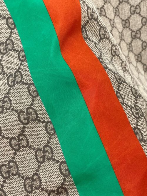 GUCCI（グッチ）GUCCI (グッチ) Fake/Not Print GG Nylon Jacket ベージュ サイズ:50の古着・服飾アイテム