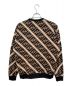 FENDI (フェンディ) ズッカ柄ロゴスウェット ブラウン サイズ:XL：35800円