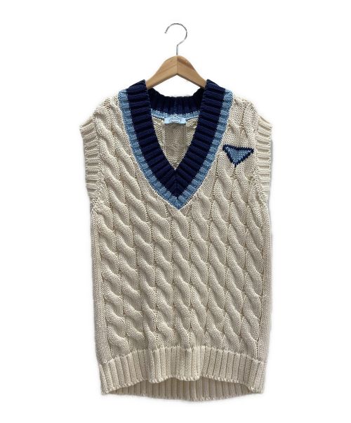 PRADA（プラダ）PRADA (プラダ) ニットベスト サイズ:38の古着・服飾アイテム