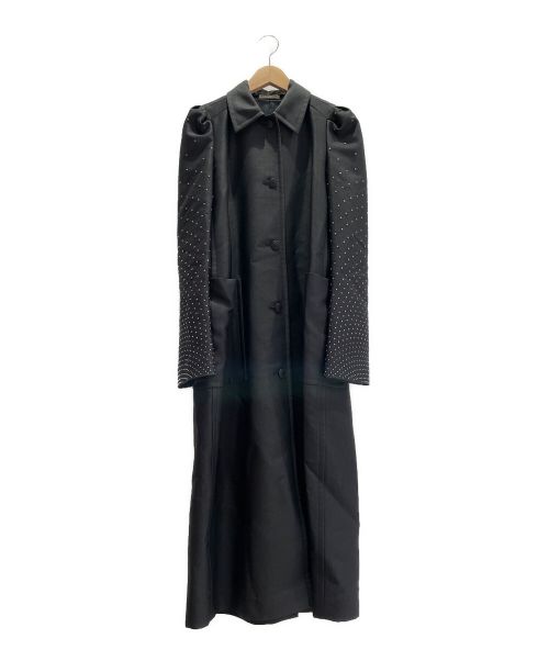 BOTTEGA VENETA（ボッテガベネタ）BOTTEGA VENETA (ボッテガベネタ) ロングコート ブラック サイズ:40の古着・服飾アイテム