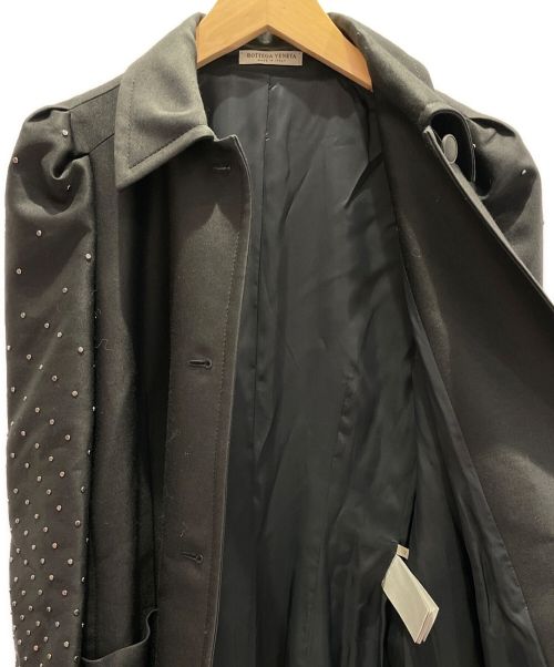 BOTTEGA VENETA（ボッテガベネタ）BOTTEGA VENETA (ボッテガベネタ) ロングコート ブラック サイズ:40の古着・服飾アイテム