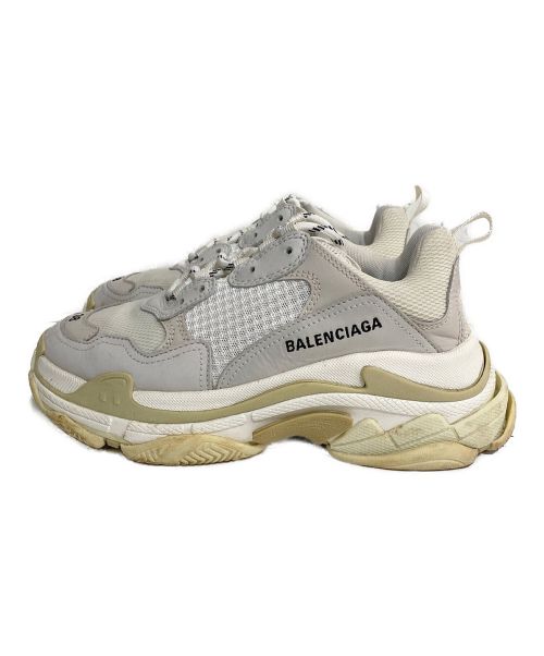 BALENCIAGA（バレンシアガ）BALENCIAGA (バレンシアガ) TRIPLE S ホワイト サイズ:25の古着・服飾アイテム