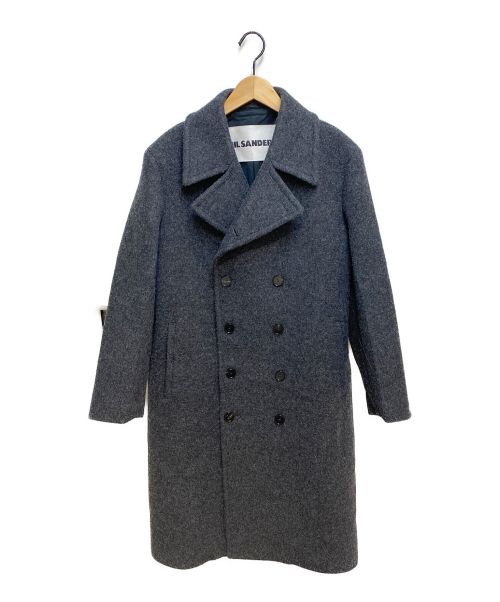JIL SANDER（ジルサンダー）JIL SANDER (ジルサンダー) オーバーサイズメルトンコート チャコールグレー サイズ:46の古着・服飾アイテム