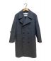 JIL SANDER（ジルサンダー）の古着「オーバーサイズメルトンコート」｜チャコールグレー
