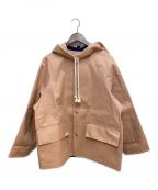 JIL SANDER+ジルサンダープラス）の古着「× MACKINTOSH ゴム引きフーデッドジャケット」｜ピンク