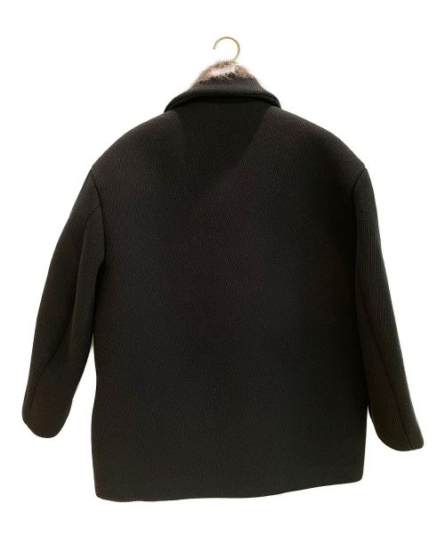PRADA（プラダ）PRADA (プラダ) ダブルブレスト ウール キャバンジャケット ネイビー サイズ:xsの古着・服飾アイテム