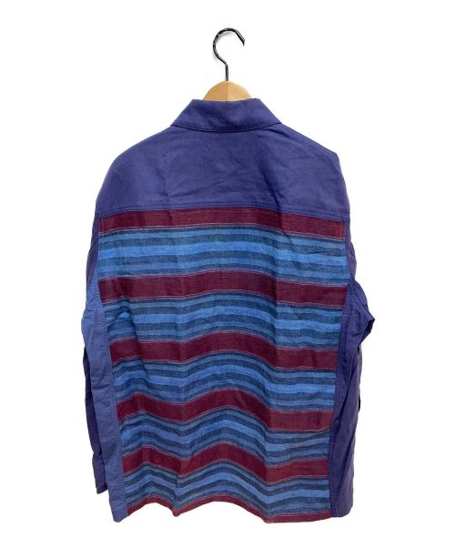 LOEWE（ロエベ）LOEWE (ロエベ) ×Paula's Ibiza パッチワークジャケット ネイビー サイズ:44の古着・服飾アイテム
