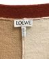中古・古着 LOEWE (ロエベ) アナグラムカーディガン アイボリー×ブラウン サイズ:S：49800円