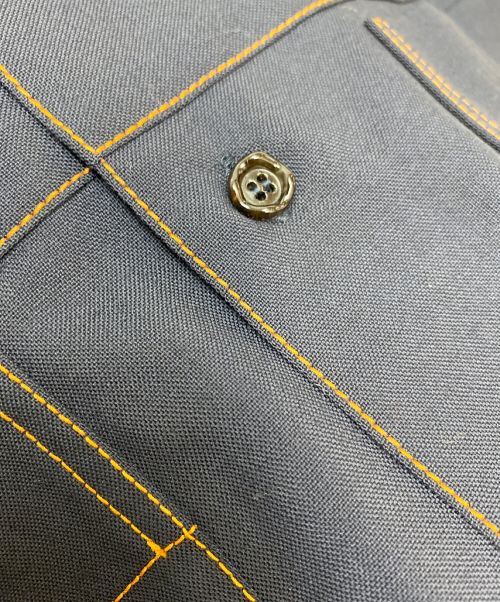 MARNI（マルニ）MARNI (マルニ) コントラストステッチシャツ ネイビー サイズ:44の古着・服飾アイテム