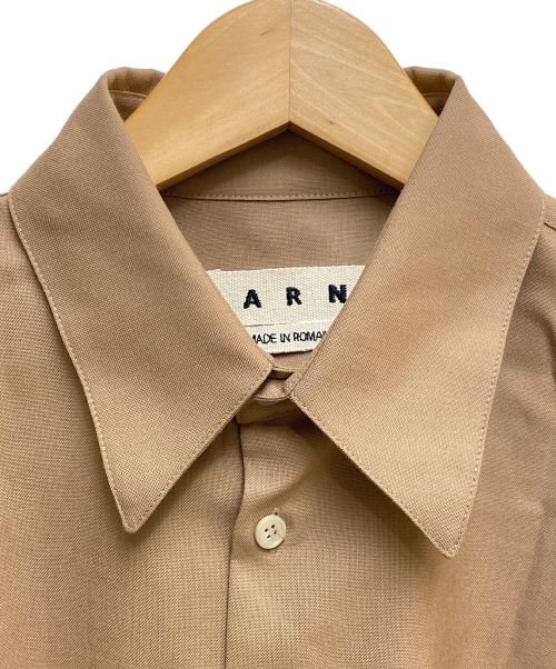 MARNI（マルニ）MARNI (マルニ) ウールトロピカルシャツ ベージュ サイズ:44の古着・服飾アイテム