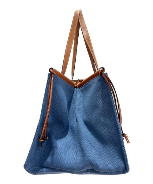 LOEWE（ロエベ）LOEWE (ロエベ) アナグラムクッションスモール ブルー サイズ:Sの古着・服飾アイテム