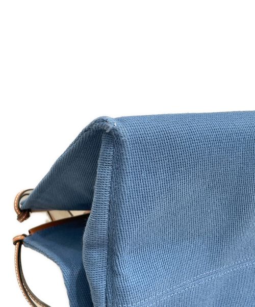 LOEWE（ロエベ）LOEWE (ロエベ) アナグラムクッションスモール ブルー サイズ:Sの古着・服飾アイテム