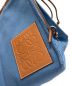 中古・古着 LOEWE (ロエベ) アナグラムクッションスモール ブルー サイズ:S：39800円