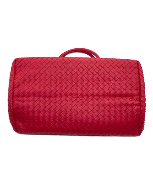 BOTTEGA VENETA（ボッテガベネタ）BOTTEGA VENETA (ボッテガベネタ) イントレチャートハンドバッグ ショッキングピンクの古着・服飾アイテム