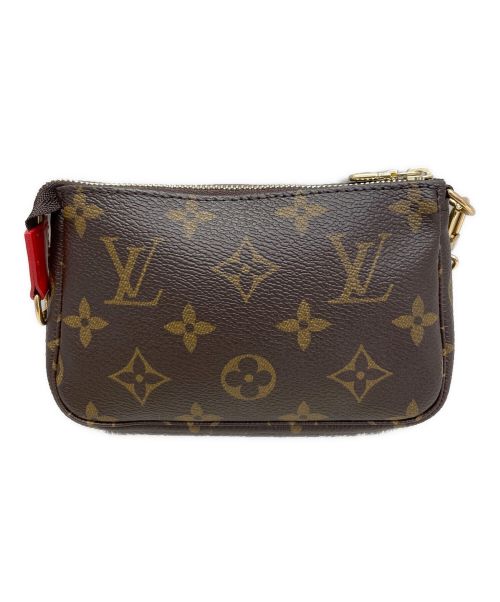 LOUIS VUITTON（ルイ ヴィトン）LOUIS VUITTON (ルイ ヴィトン) ミニポシェット・アクセソワール ブラウンの古着・服飾アイテム