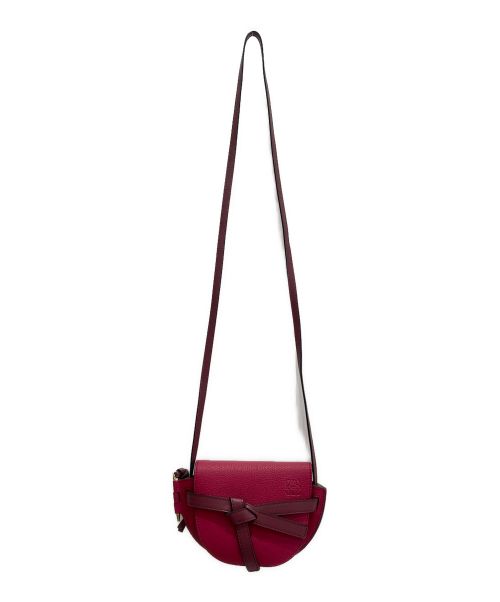 LOEWE（ロエベ）LOEWE (ロエベ) ミニゲートバッグ レッド サイズ:ミニの古着・服飾アイテム