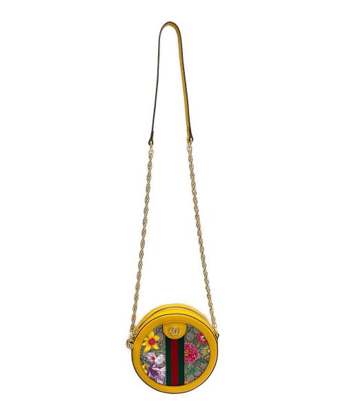 GUCCI（グッチ）GUCCI (グッチ) オフィディアラウンドショルダーバッグ イエロー サイズ:-の古着・服飾アイテム