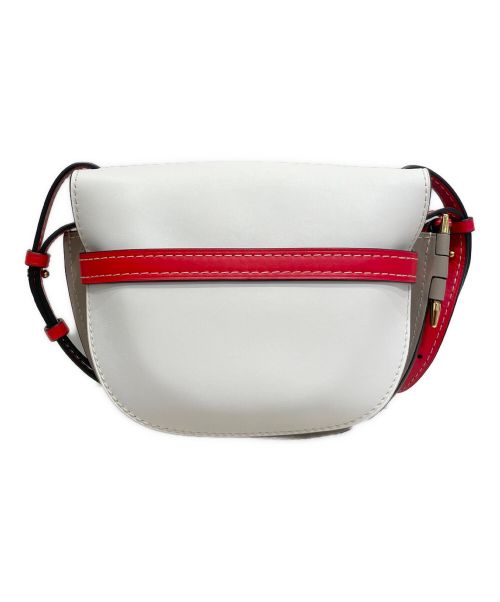 LOEWE（ロエベ）LOEWE (ロエベ) ゲートスモールバッグ ホワイト×レッド サイズ:スモールの古着・服飾アイテム