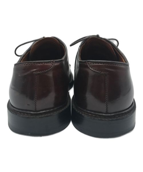 Alden（オールデン）Alden (オールデン) 外羽根プレーントゥシューズ ダークバーガンディ サイズ:6　1/2の古着・服飾アイテム