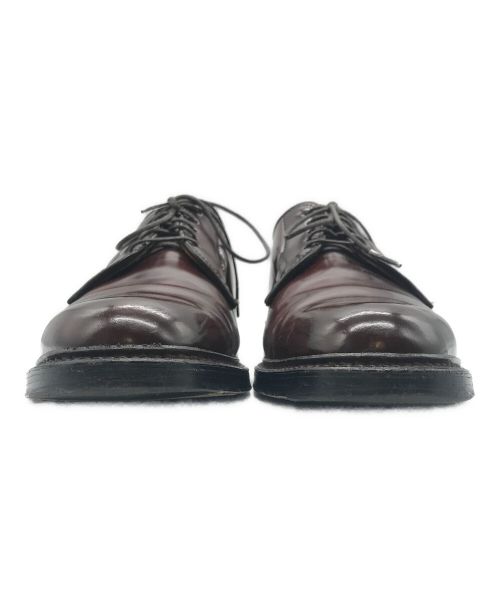 Alden（オールデン）Alden (オールデン) 外羽根プレーントゥシューズ ダークバーガンディ サイズ:6　1/2の古着・服飾アイテム