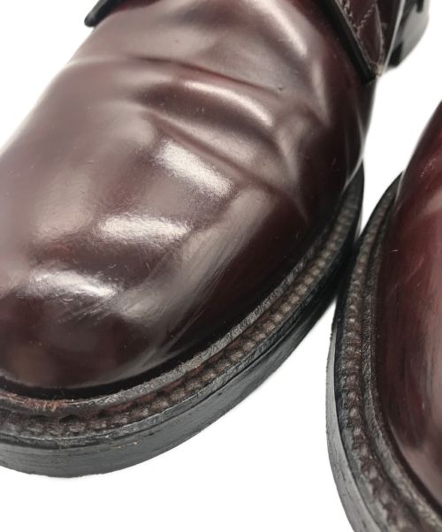Alden（オールデン）Alden (オールデン) 外羽根プレーントゥシューズ ダークバーガンディ サイズ:6　1/2の古着・服飾アイテム