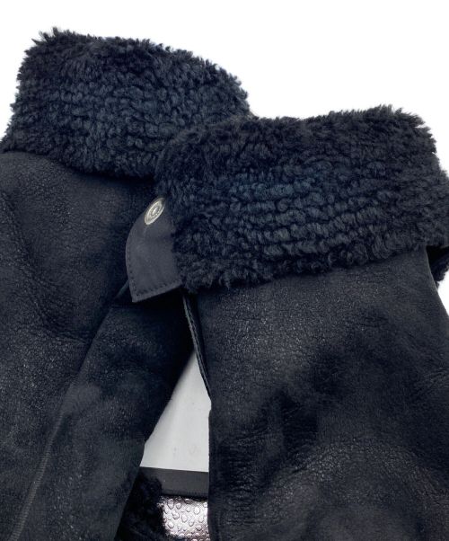 RICK OWENS（リックオウエンス）RICK OWENS (リック オウエンス) MASTODON ムートン ジャケット ブラック サイズ:SIZE 48の古着・服飾アイテム