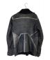 RICK OWENS (リック オウエンス) MASTODON ムートン ジャケット ブラック サイズ:SIZE 48：79800円