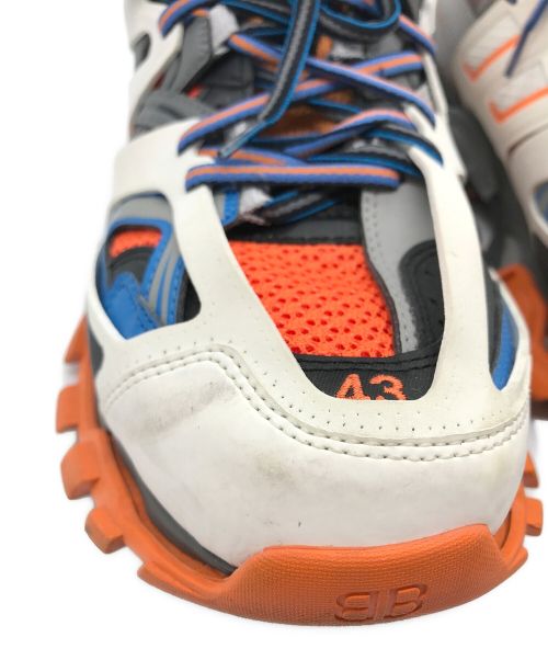BALENCIAGA（バレンシアガ）BALENCIAGA (バレンシアガ) TRACK TRAINERS ホワイト×オレンジ サイズ:28.5cm （US10）の古着・服飾アイテム