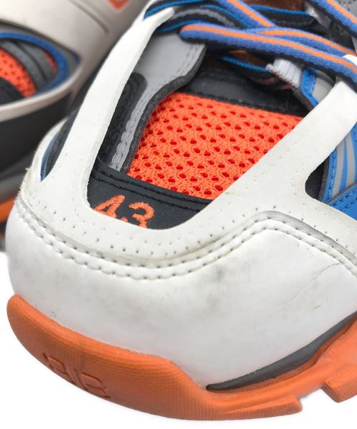 BALENCIAGA（バレンシアガ）BALENCIAGA (バレンシアガ) TRACK TRAINERS ホワイト×オレンジ サイズ:28.5cm （US10）の古着・服飾アイテム