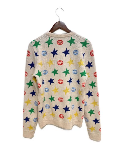 GUCCI（グッチ）GUCCI (グッチ) 総柄ニット サイズ:XSの古着・服飾アイテム