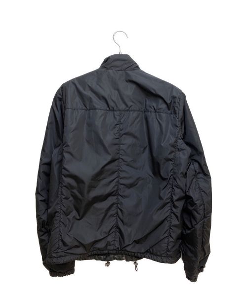 PRADA（プラダ）PRADA (プラダ) リバーシブルレザーブルゾン ブラック サイズ:46の古着・服飾アイテム