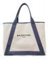 BALENCIAGA（バレンシアガ）の古着「ミディアムカバスバッグ」｜グルー×ホワイト