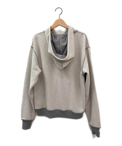 LOEWE（ロエベ）LOEWE (ロエベ) アナグラム エンブロイダリーフーディ グレー サイズ:Sの古着・服飾アイテム