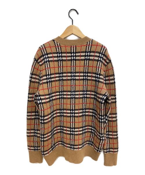 BURBERRY（バーバリー）BURBERRY (バーバリー) BURBERRYCHECKERED ニット ブラウン サイズ:Mの古着・服飾アイテム