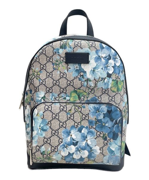 GUCCI（グッチ）GUCCI (グッチ) バックパック ブルーの古着・服飾アイテム