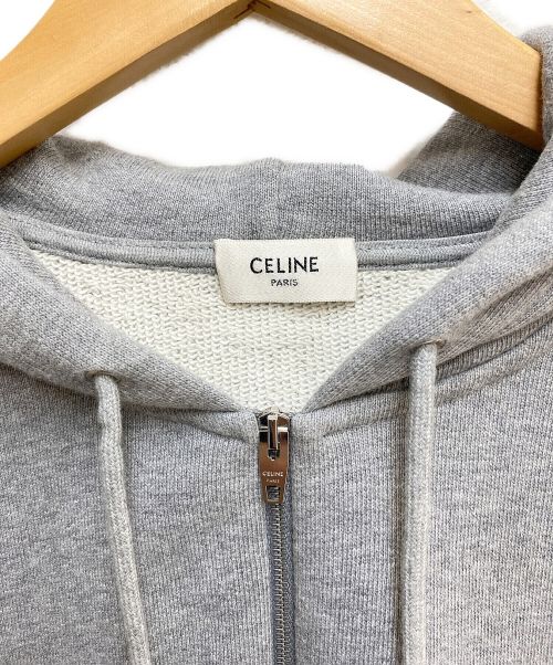 CELINE（セリーヌ）CELINE (セリーヌ) トリオンフシグネチャーパーカー グレー サイズ:Sの古着・服飾アイテム