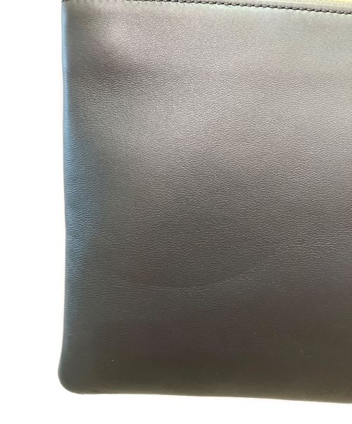 CELINE（セリーヌ）CELINE (セリーヌ) トリオラージレザーショルダーバッグ グレーの古着・服飾アイテム