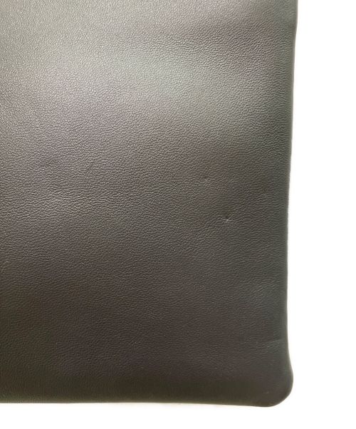 CELINE（セリーヌ）CELINE (セリーヌ) トリオラージレザーショルダーバッグ グレーの古着・服飾アイテム