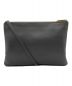 CELINE (セリーヌ) トリオラージレザーショルダーバッグ グレー：59800円