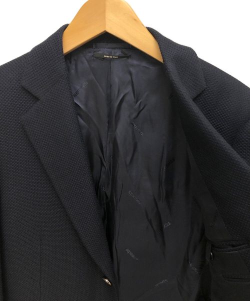 HERMES（エルメス）HERMES (エルメス) テーラードジャケット ネイビー サイズ:46の古着・服飾アイテム