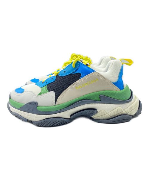 BALENCIAGA（バレンシアガ）BALENCIAGA (バレンシアガ) TRIPLE S Trainers ブルー×ホワイト サイズ:42の古着・服飾アイテム