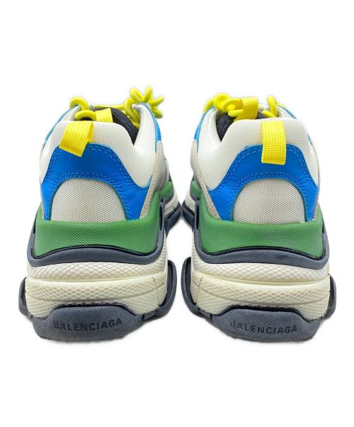 BALENCIAGA（バレンシアガ）BALENCIAGA (バレンシアガ) TRIPLE S Trainers ブルー×ホワイト サイズ:42の古着・服飾アイテム